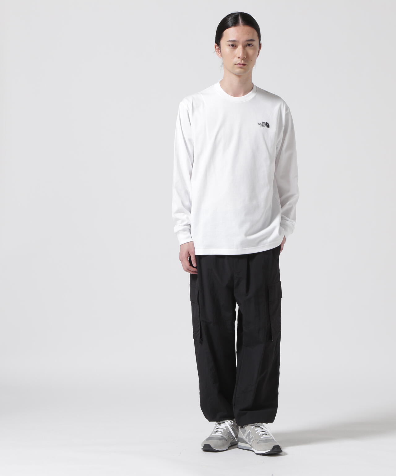 THE NORTH FACE/ザ・ノース・フェイス　L/S Back Square Logo Tee