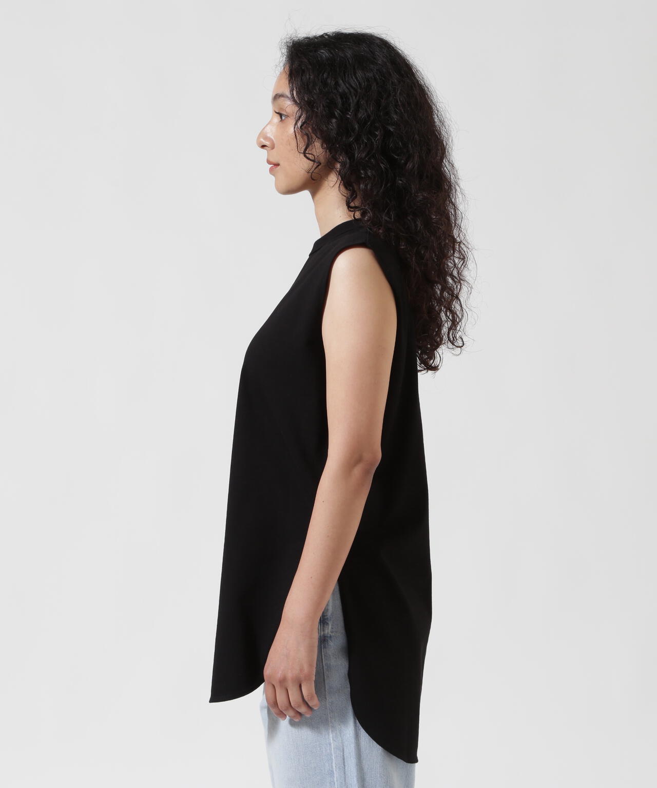 ATON (エイトン) 12/- AIR SPININNG / ROUND HEM TANKTOP