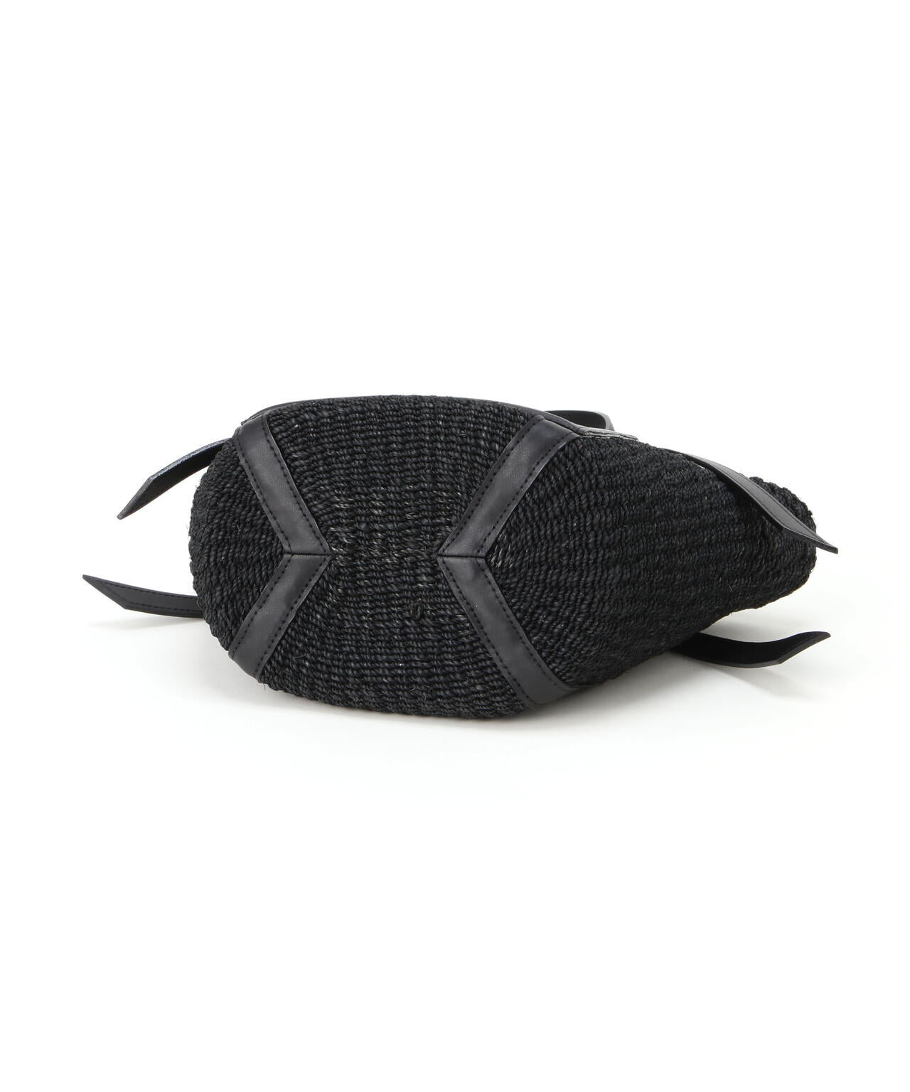 VIOLAd’ORO (ヴィオラドーロ) アバカ製　2WAYレザーポケットトートMサイズ/MIRO/V-8717