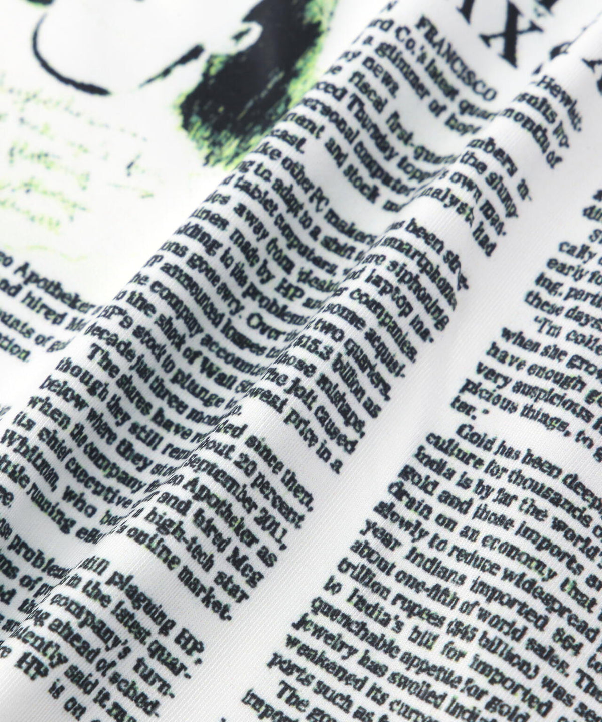 maxsix(マックスシックス）BOXER PANTS / NEWS PAPER