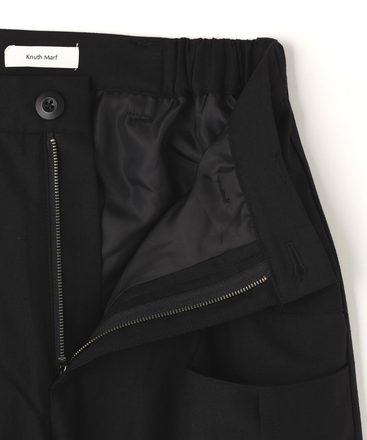 Knuth Marf（クヌースマーフ）pierced drape pants(unisex)/stripegray