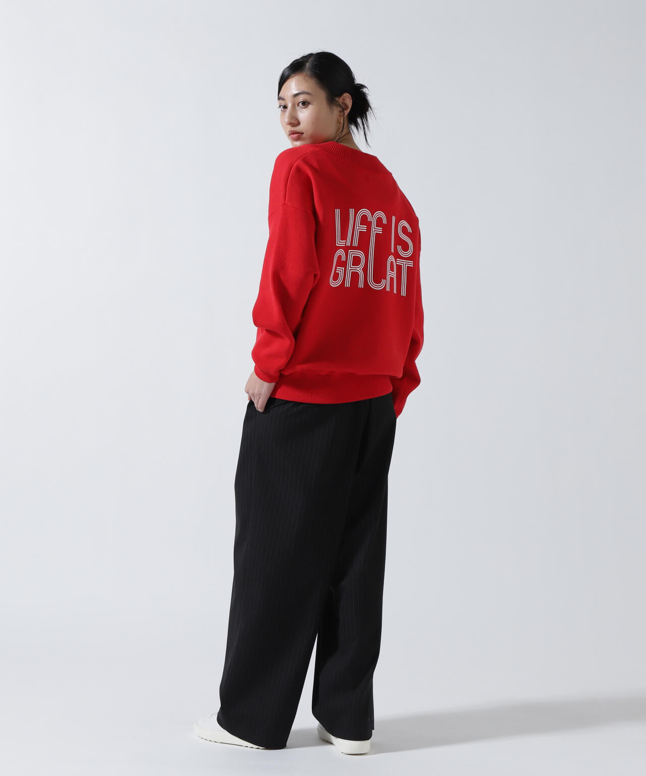 DROIT BELLO（ドロイトベロ）ストライプパンツ