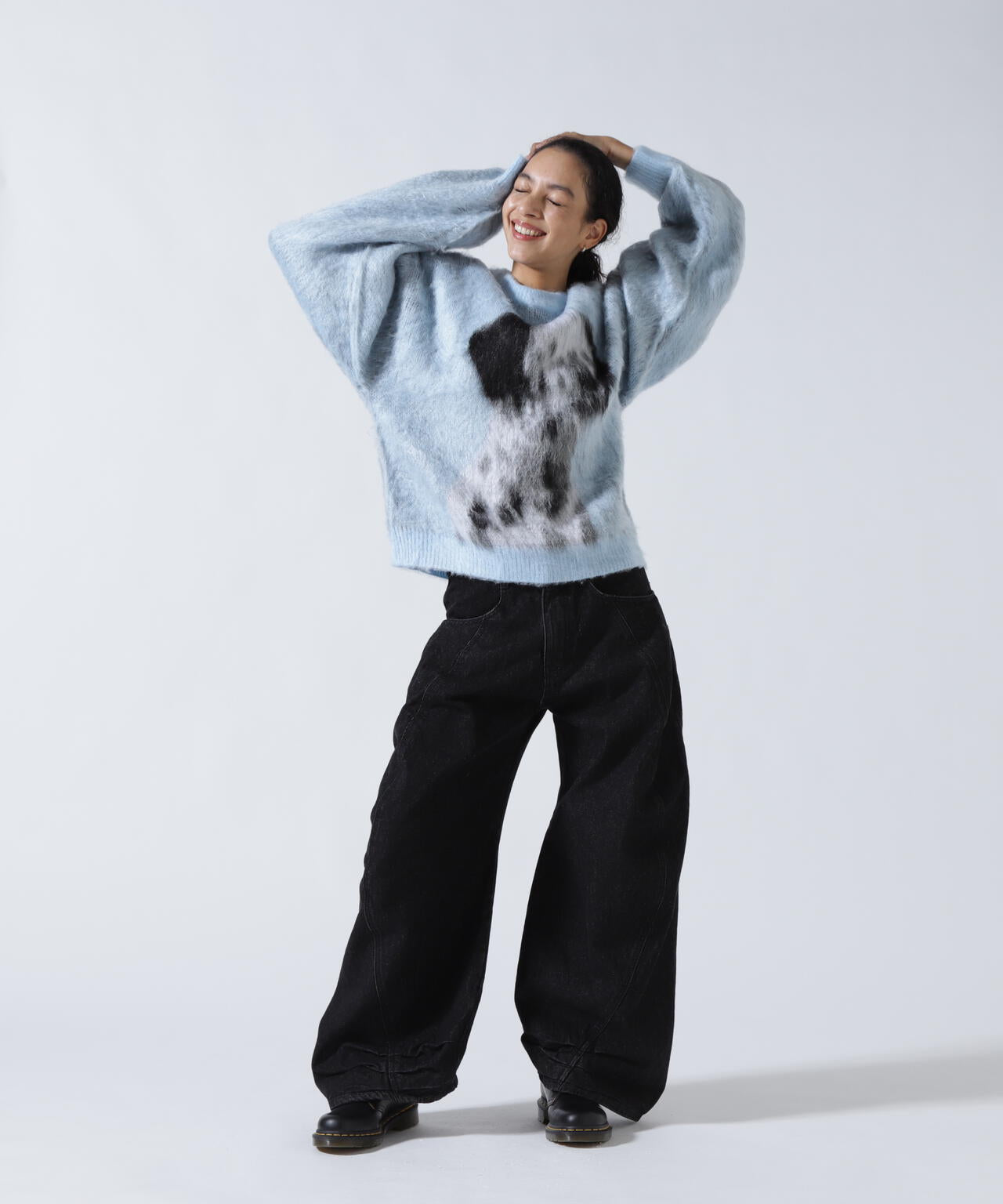 Knuth Marf（クヌースマーフ）tuck design denim pants