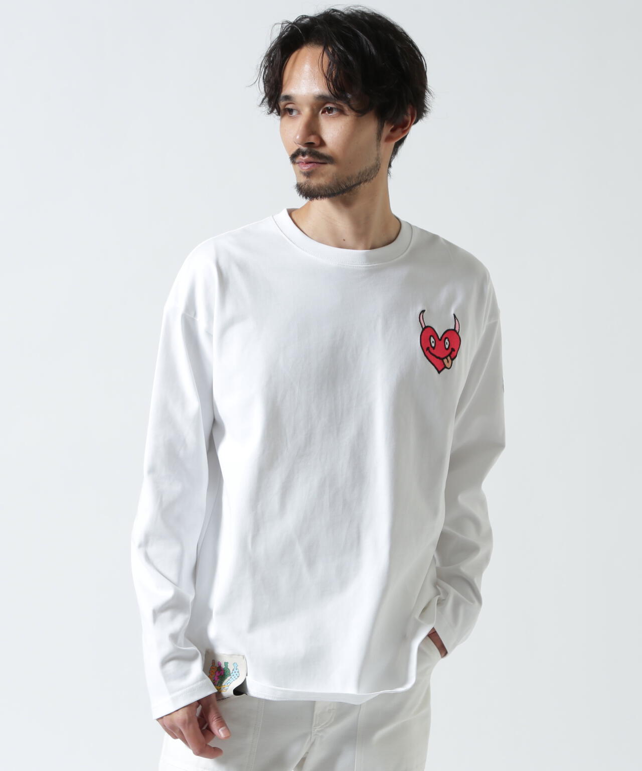 maxsix(マックスシックス）SINGLE HERT L/S TEE