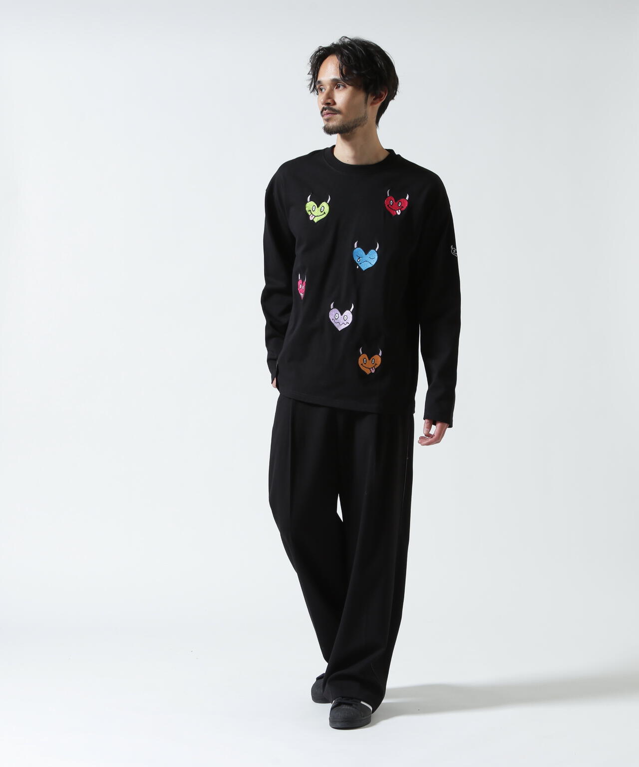 maxsix(マックスシックス）MALTI HEART L/S TEE
