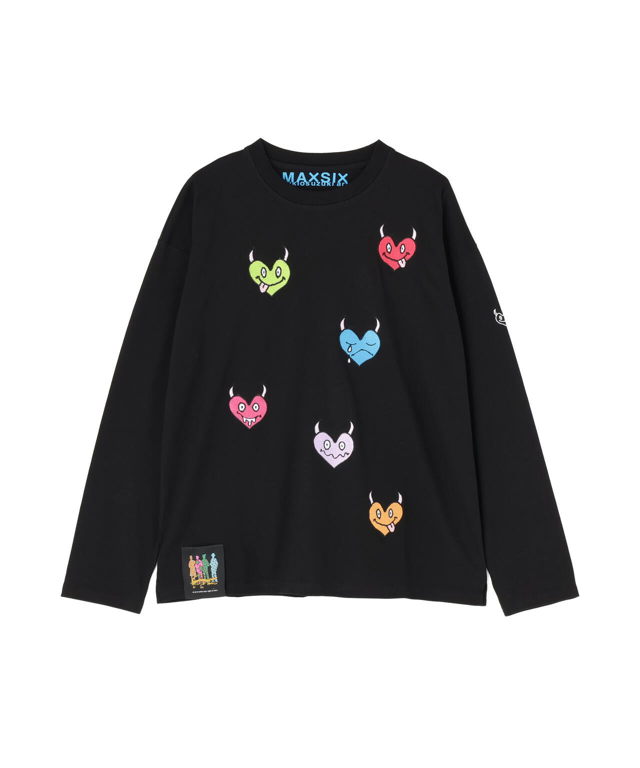 maxsix(マックスシックス）MALTI HEART L/S TEE