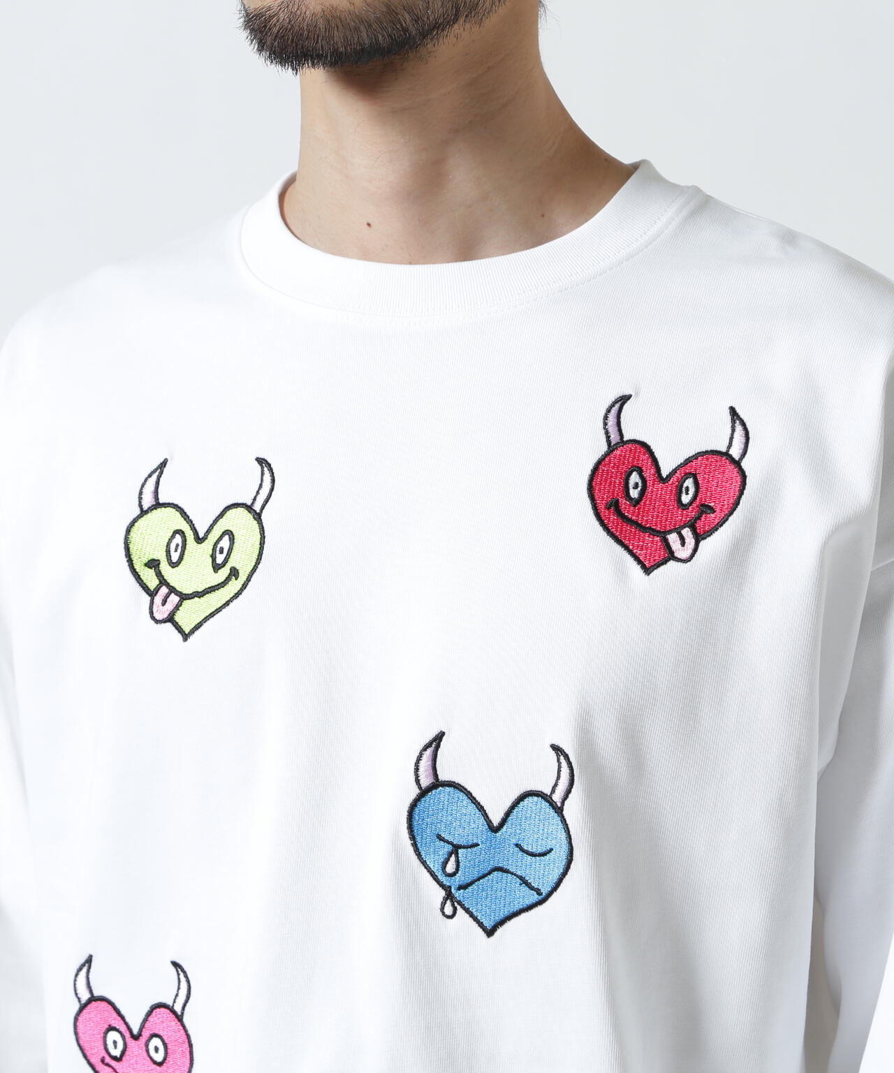 maxsix(マックスシックス）MALTI HEART L/S TEE