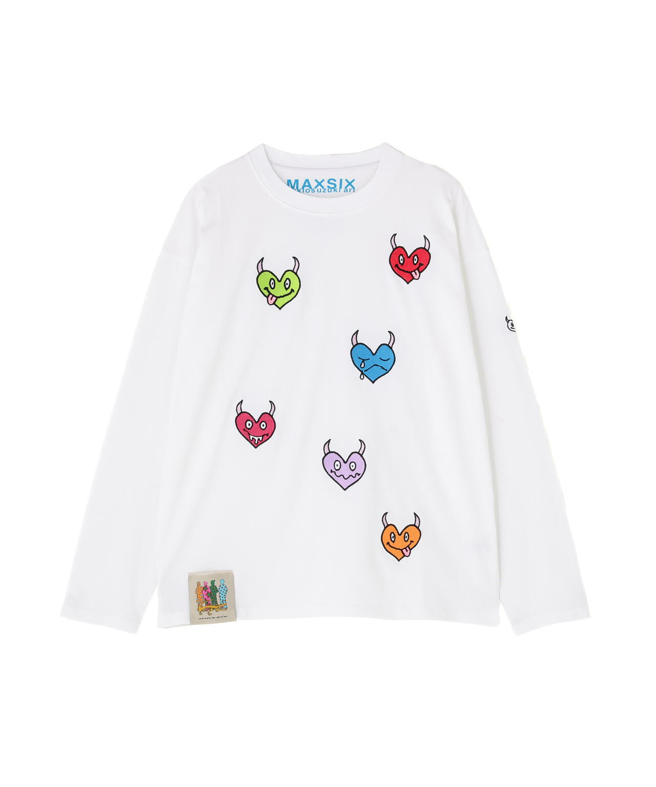 maxsix(マックスシックス）MALTI HEART L/S TEE