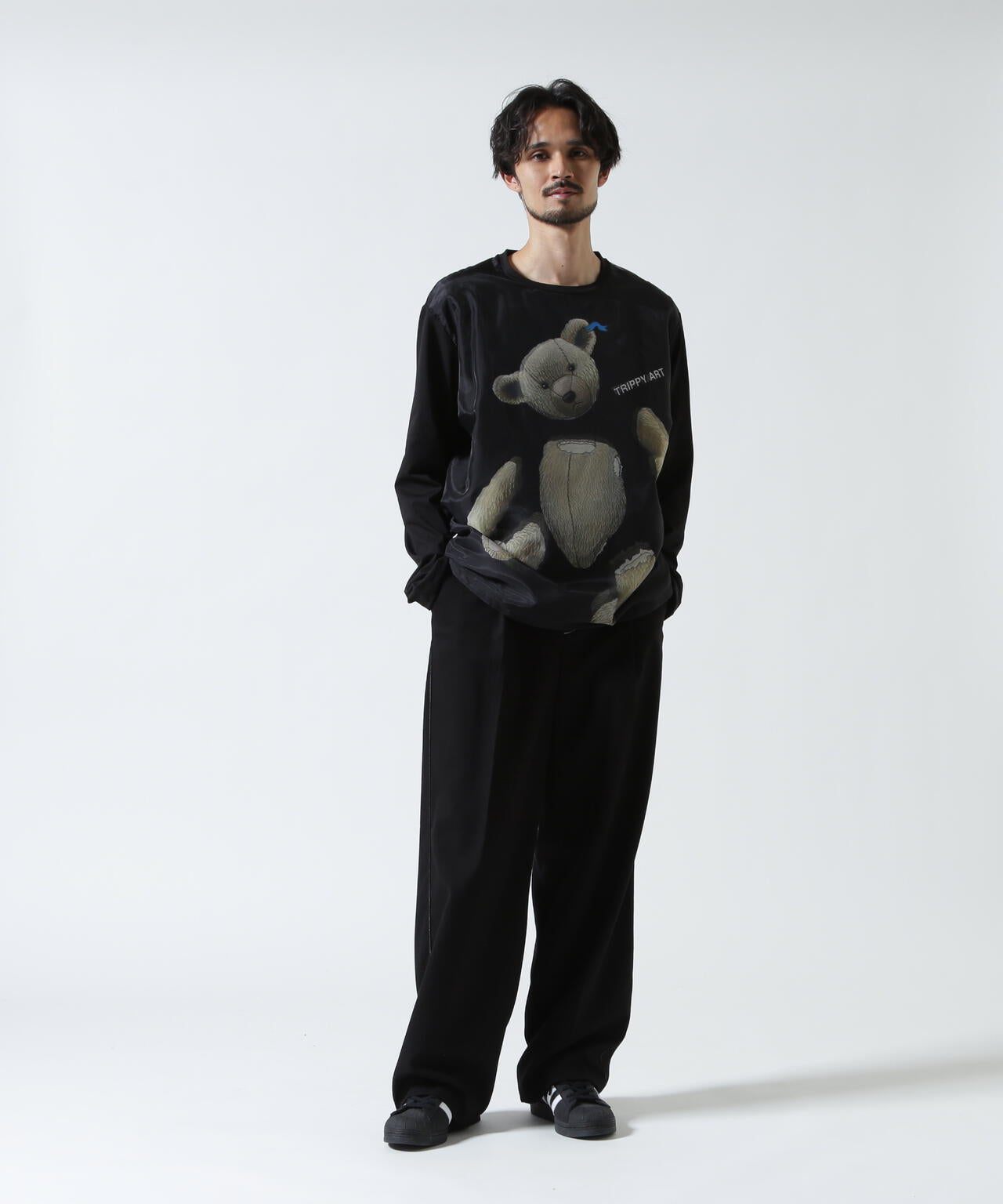 maxsix(マックスシックス）TEDDY BEAR 3D L/S TEE