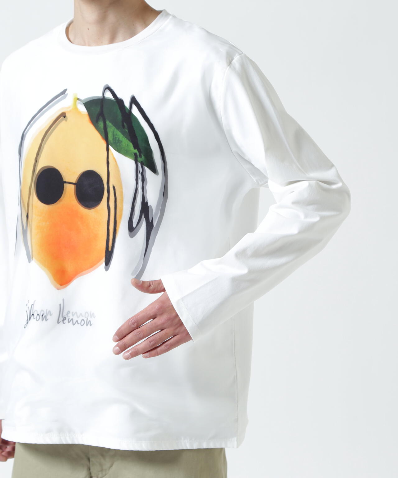 maxsix(マックスシックス）JOHN LEMON ３D L/S TEE