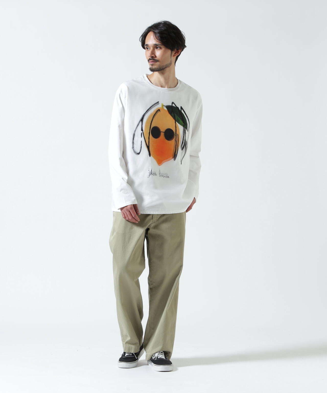 maxsix(マックスシックス）JOHN LEMON ３D L/S TEE
