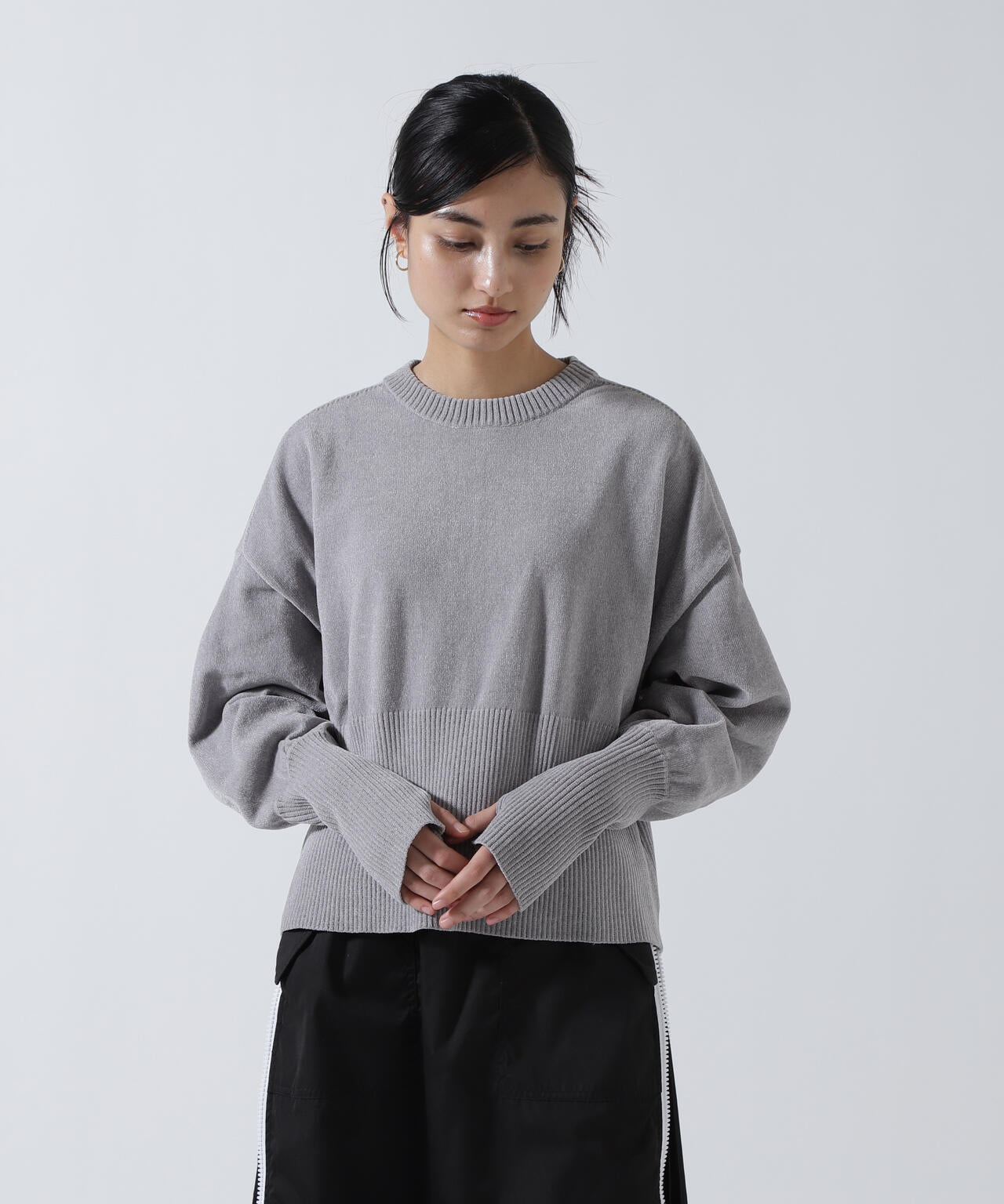 CHIGNON(シニヨン) モールヤーンショートプルオーバー