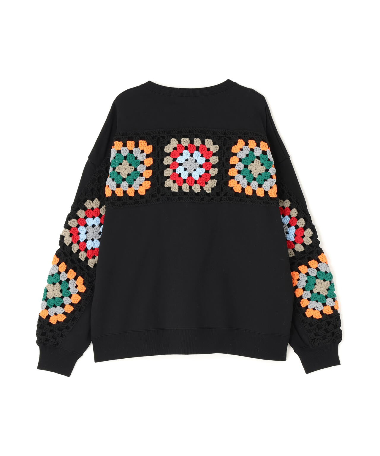 DISCOVERED(ディスカバード) 別注 CROCHET SLEEVE SWEAT WOMEN