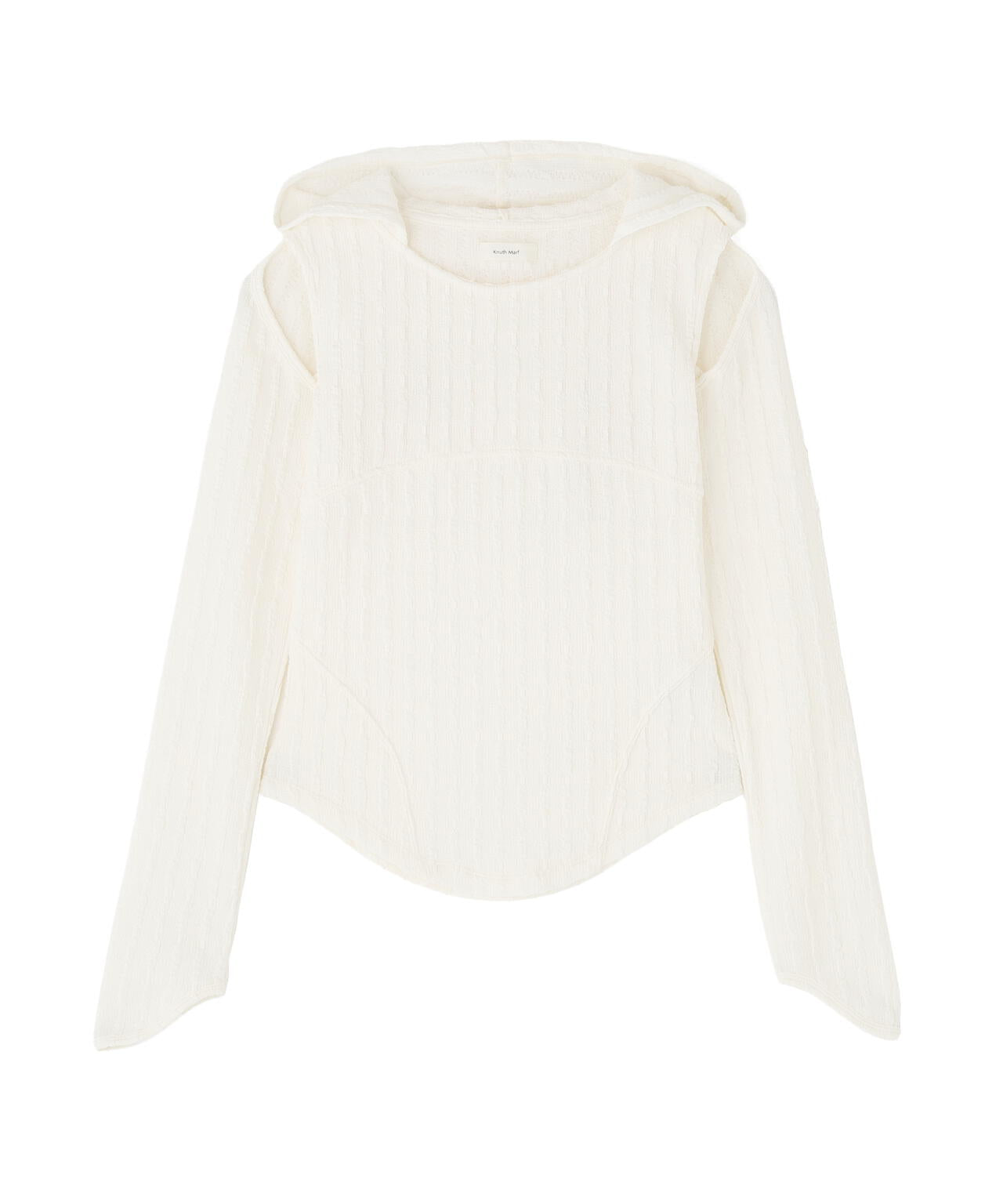 Knuth Marf（クヌースマーフ）hooded jacquard top