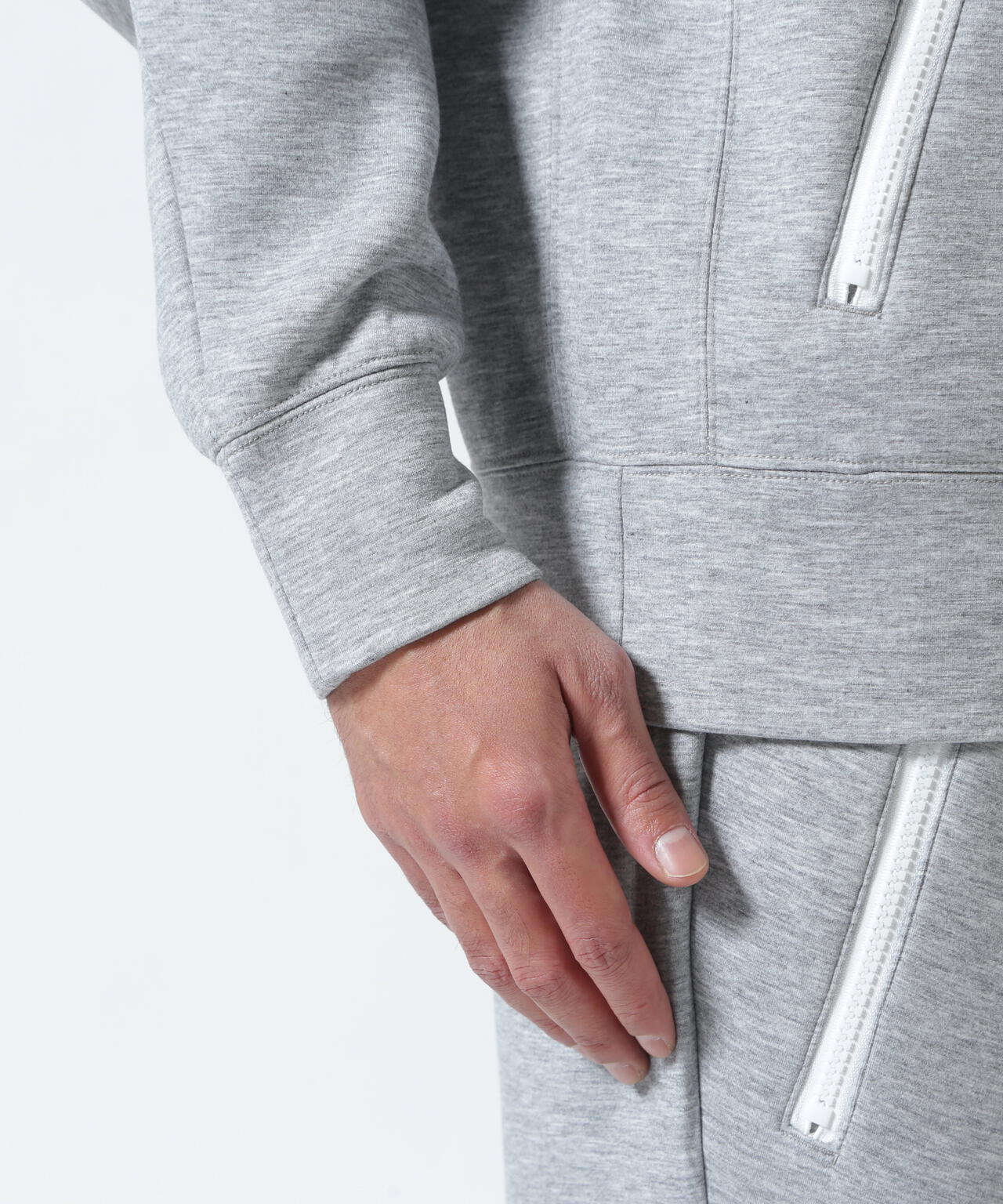 PIUORO(ピウオロ)CARDBOARD ZIP HOODIE