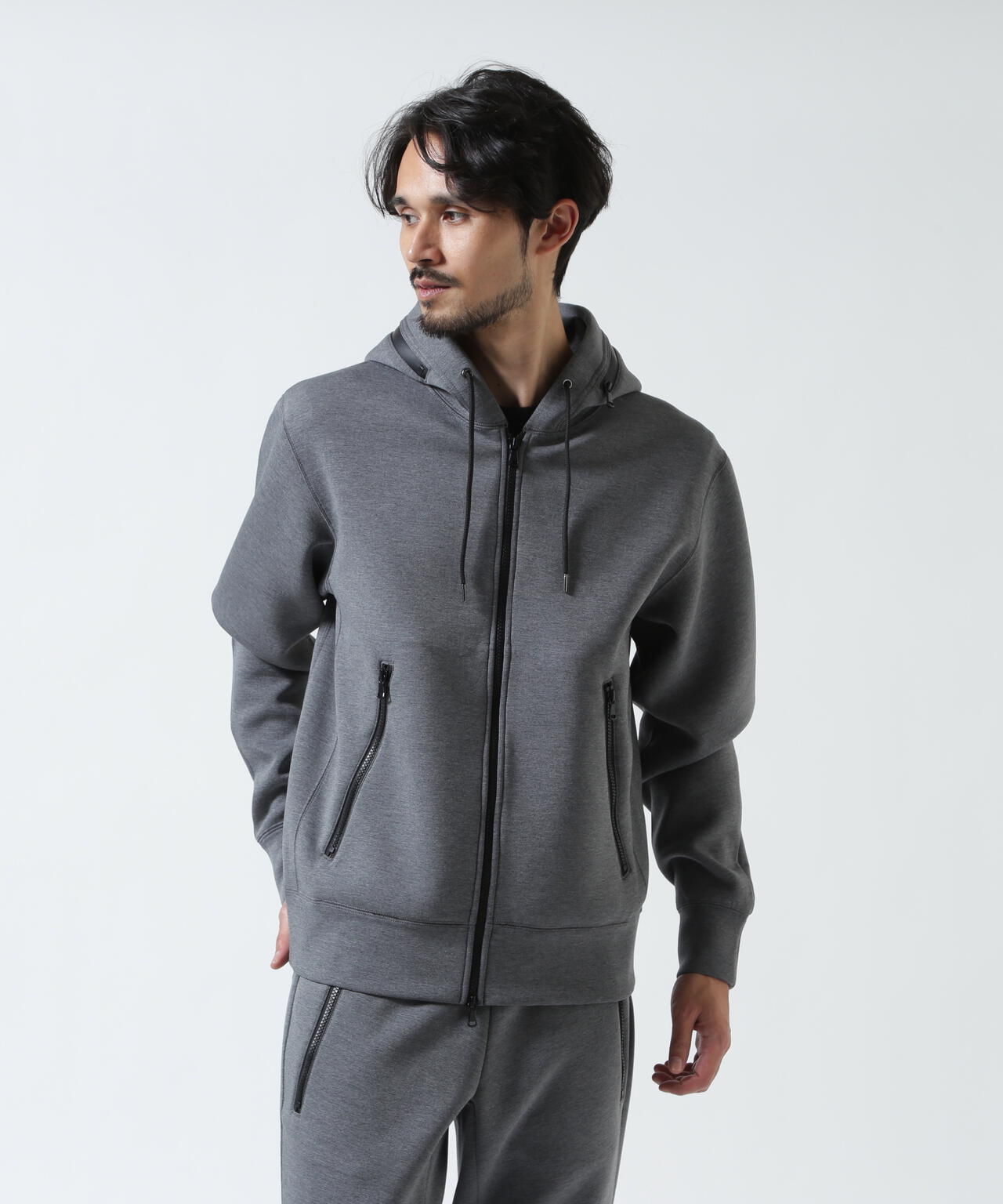PIUORO(ピウオロ)CARDBOARD ZIP HOODIE