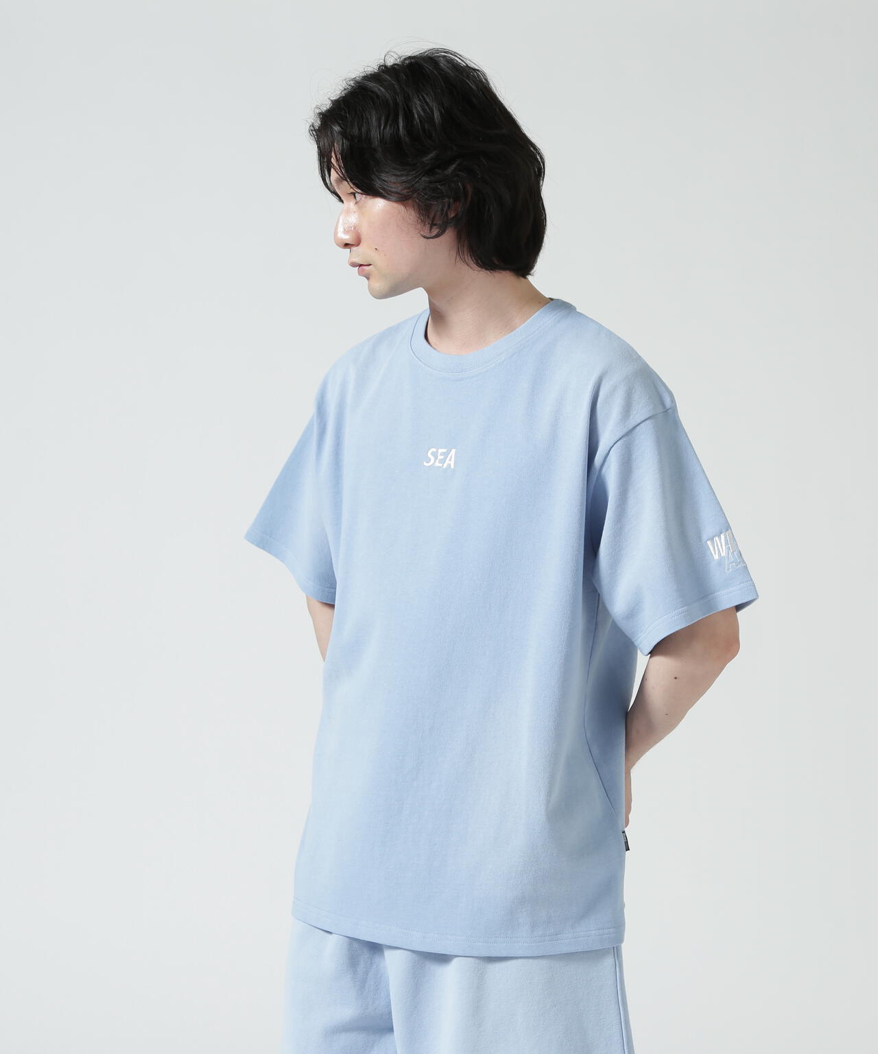 WIND AND SEA（ウィンダンシー）SULFUR DYEING LOGO S/S TEE