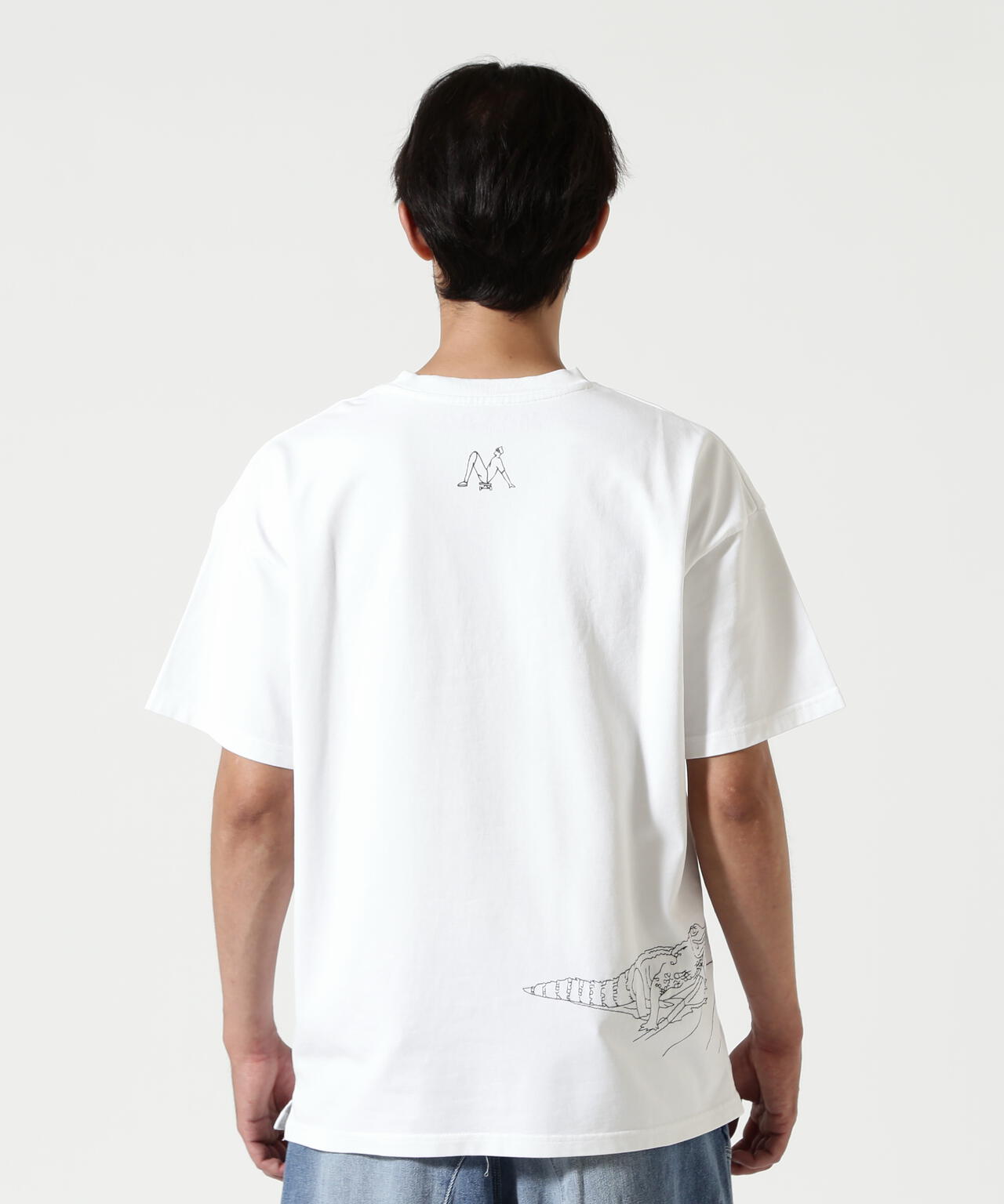 maxsix(マックスシックス) ABBEY ROAD EMBROIDERY TEE