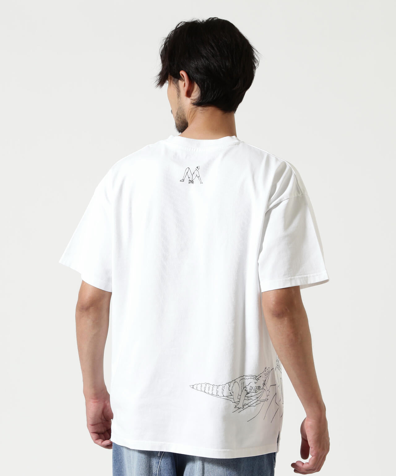 maxsix(マックスシックス) ABBEY ROAD EMBROIDERY TEE