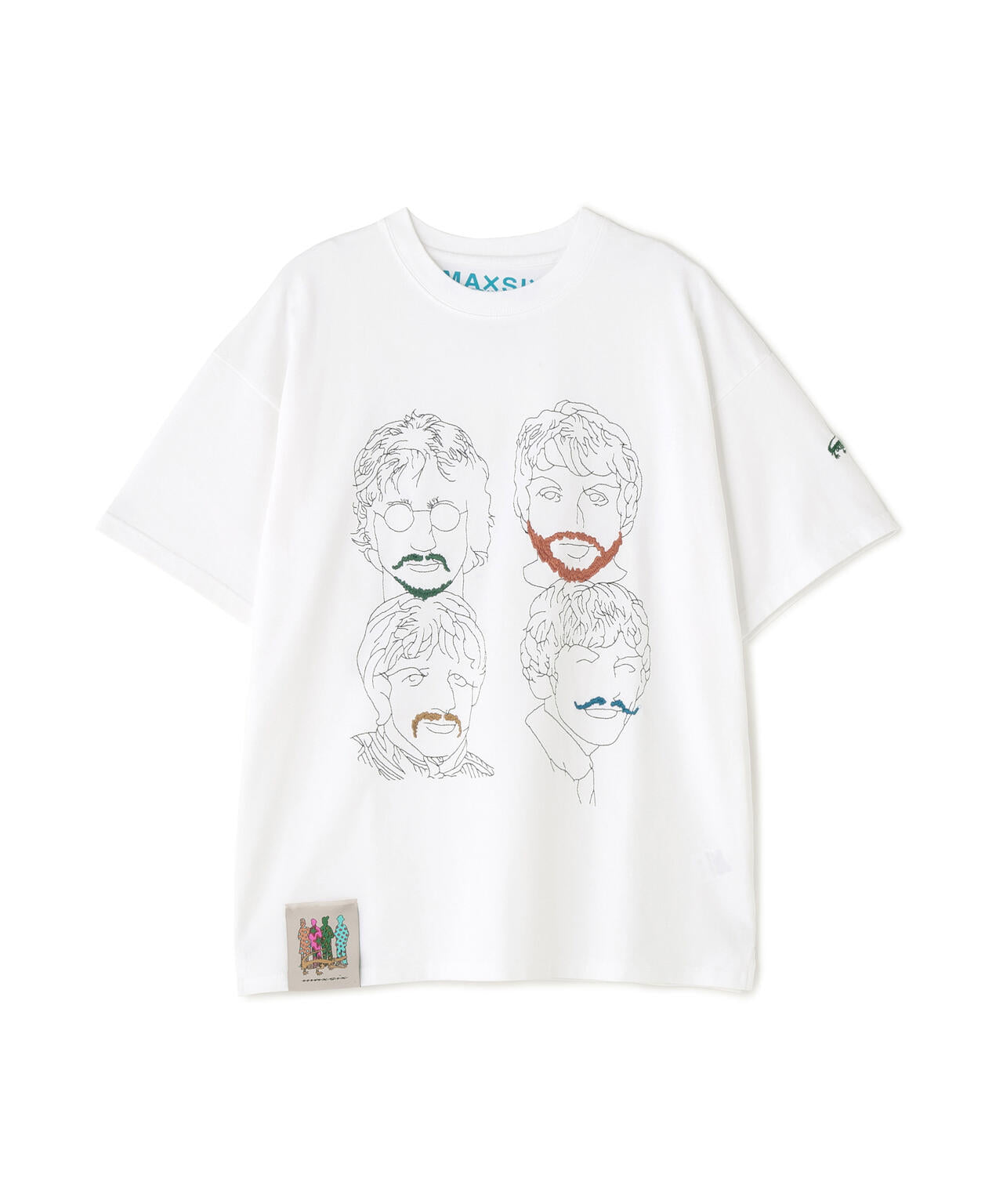 maxsix(マックスシックス）４MAN EMBROIDERY S/S TEE