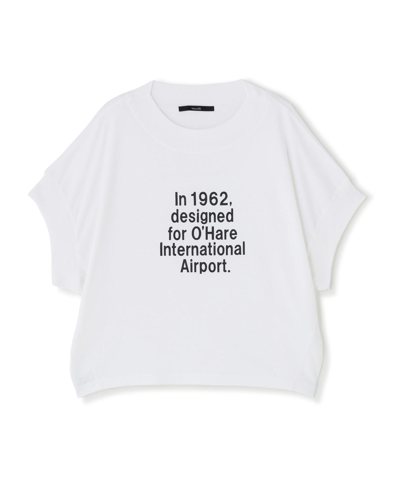 MUNICH（ミューニック）コットンジャージロゴプリントTシャツ