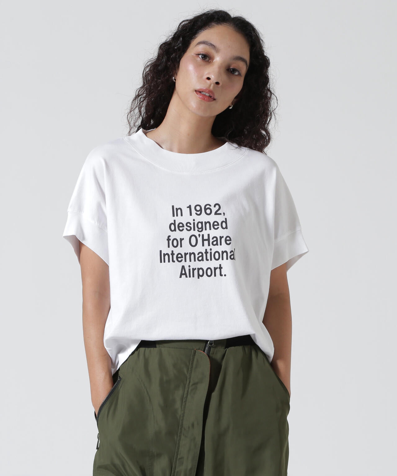 MUNICH（ミューニック）コットンジャージロゴプリントTシャツ