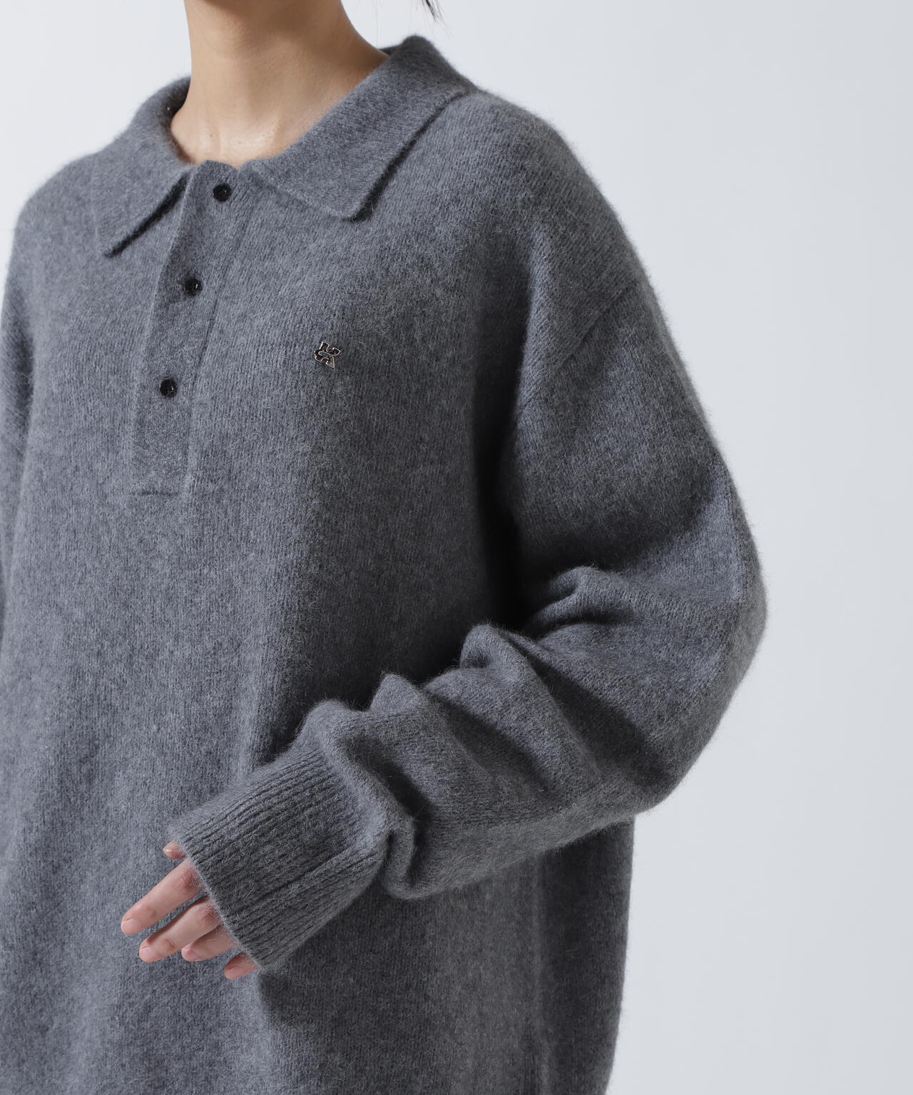 Knuth Marf（クヌースマーフ）fox over polo-neck knit