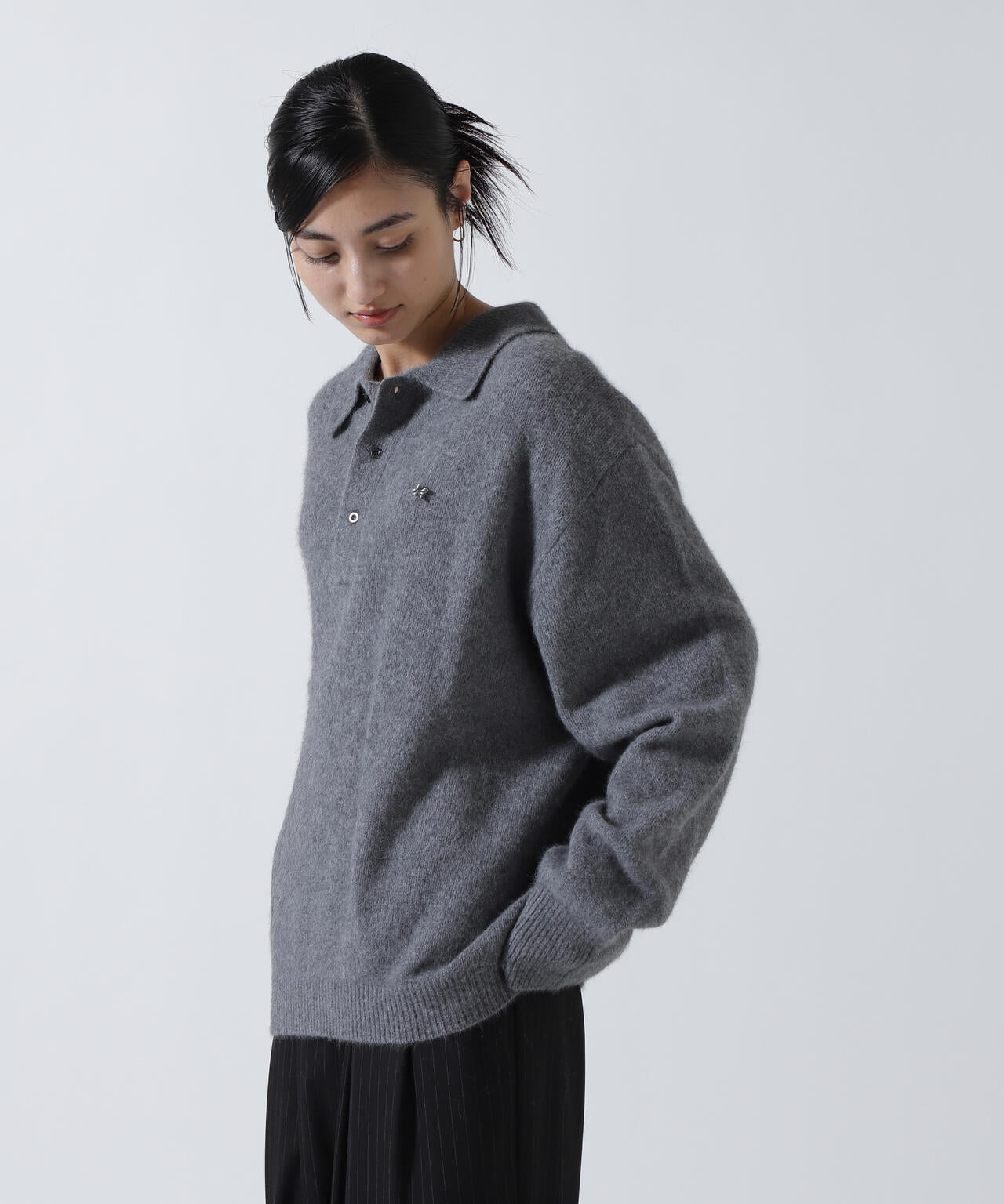 Knuth Marf（クヌースマーフ）fox over polo-neck knit