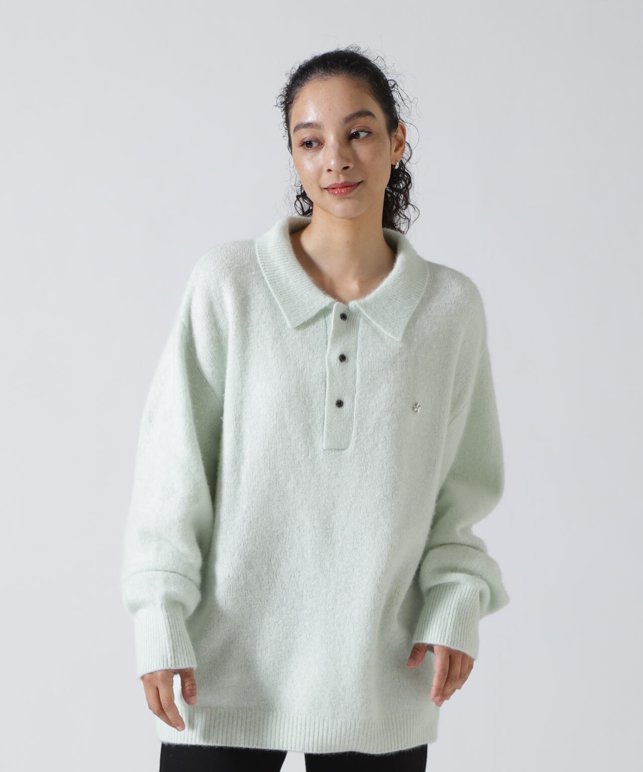 Knuth Marf（クヌースマーフ）fox over polo-neck knit