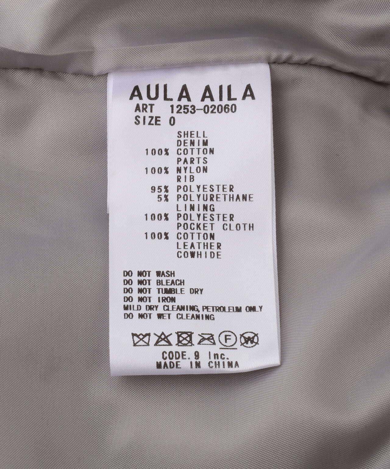 AVIREXｘAULA AILA（アヴィレックスｘアウラアイラ）デニムキリカエＧジャン