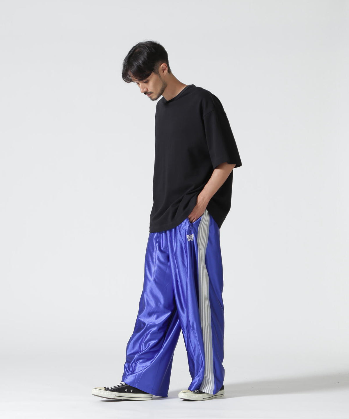 NEEDLES（ニードルズ） 【B'2nd EXCLUSIVE】H.D.TRACK PANT - TRICOT SATEEN