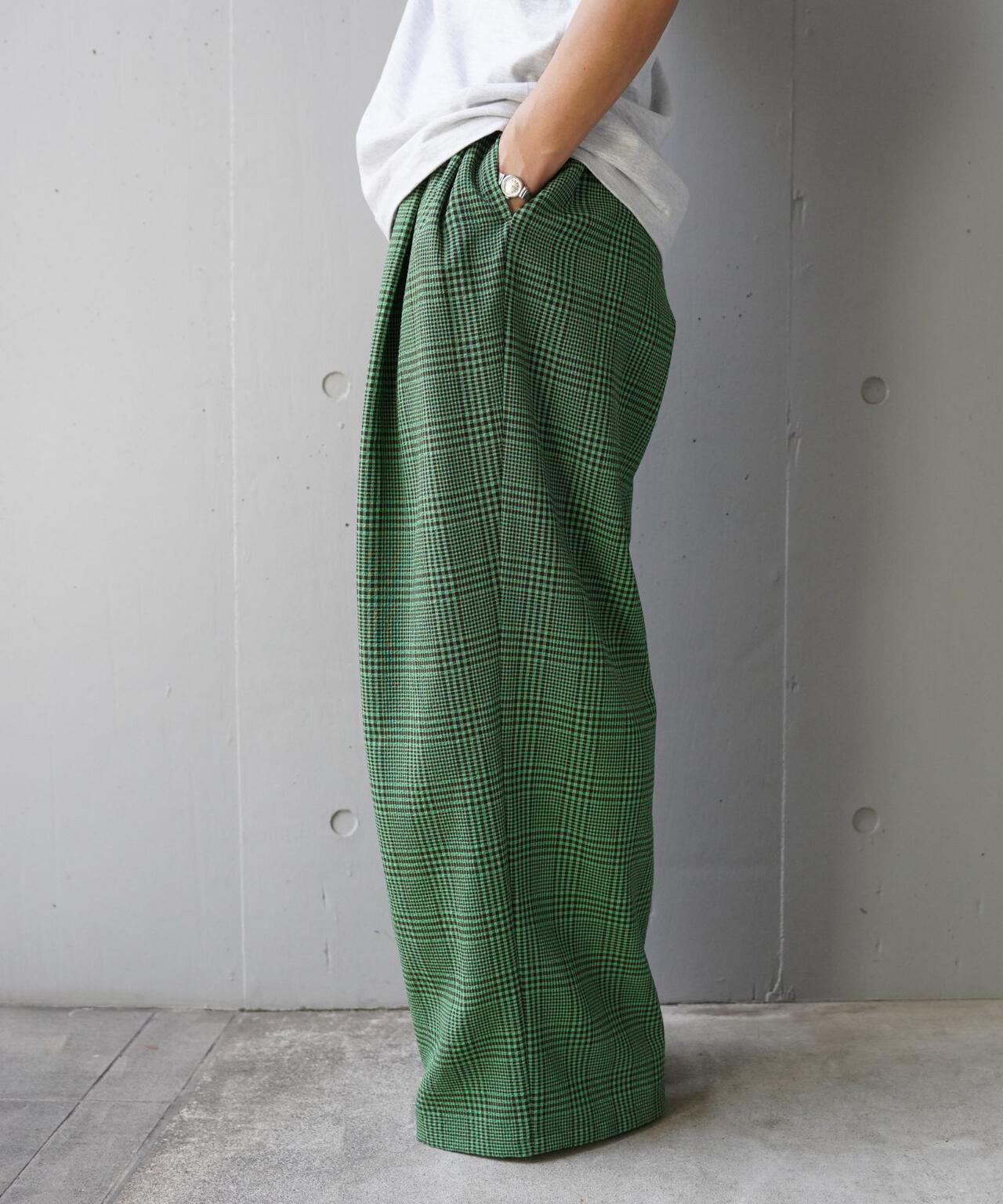 YENN（イエン）PLAID TUCK EASY PT