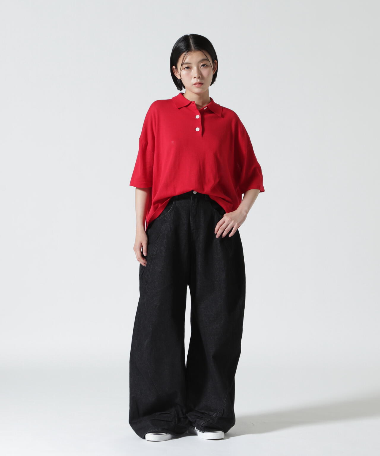 Knuth Marf（クヌースマーフ）tuck design denim pants