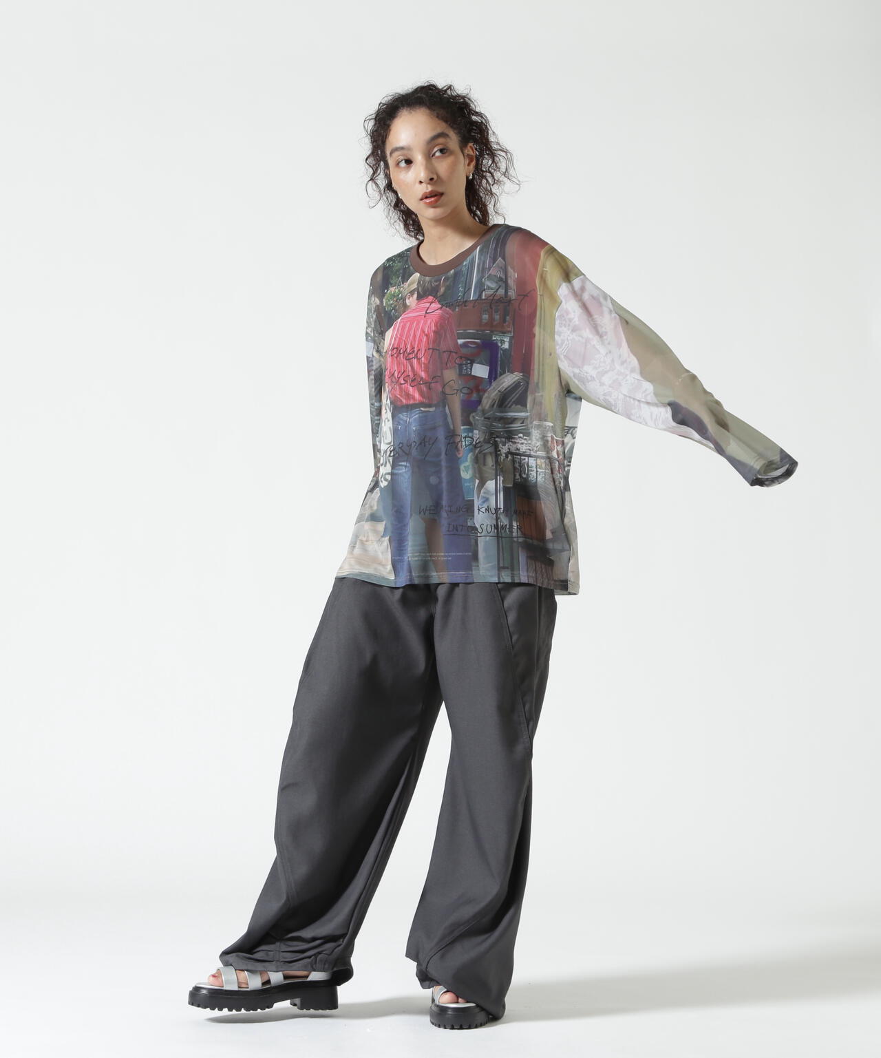 Knuth Marf（クヌースマーフ）tuck design denim pants