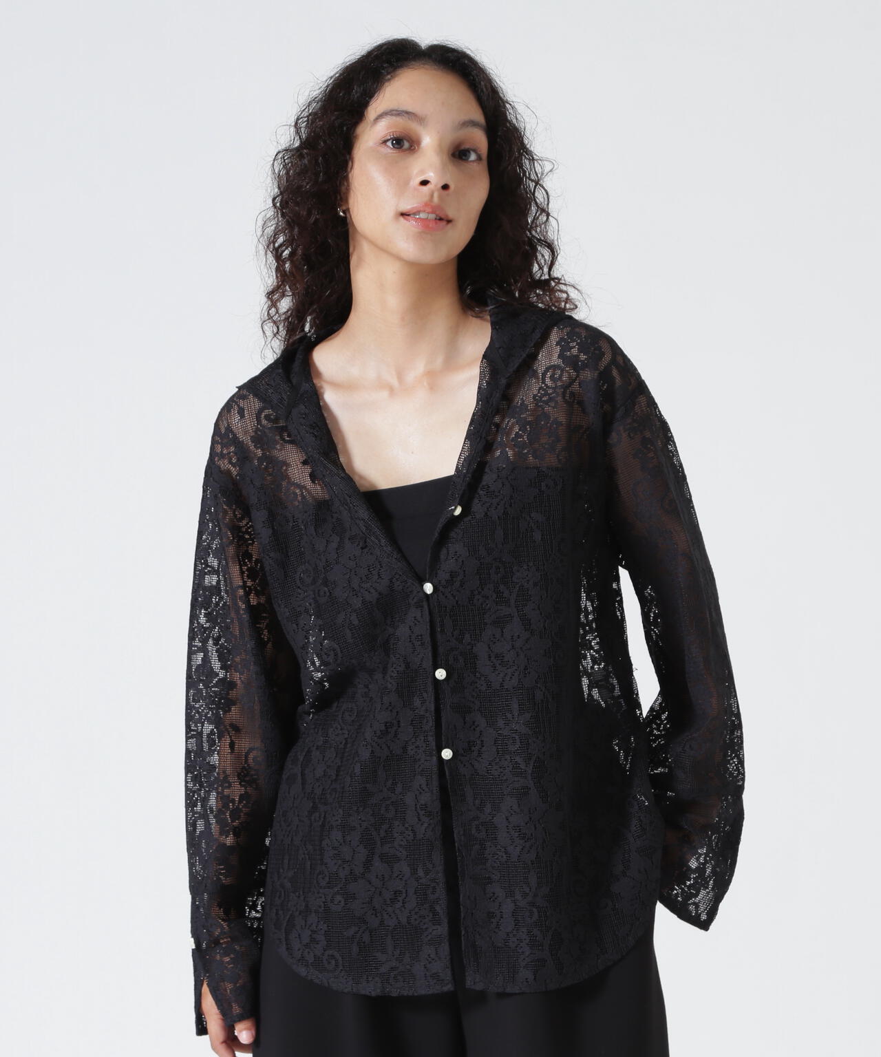 YENN（イエン）PORTABLE LACE HOODIE