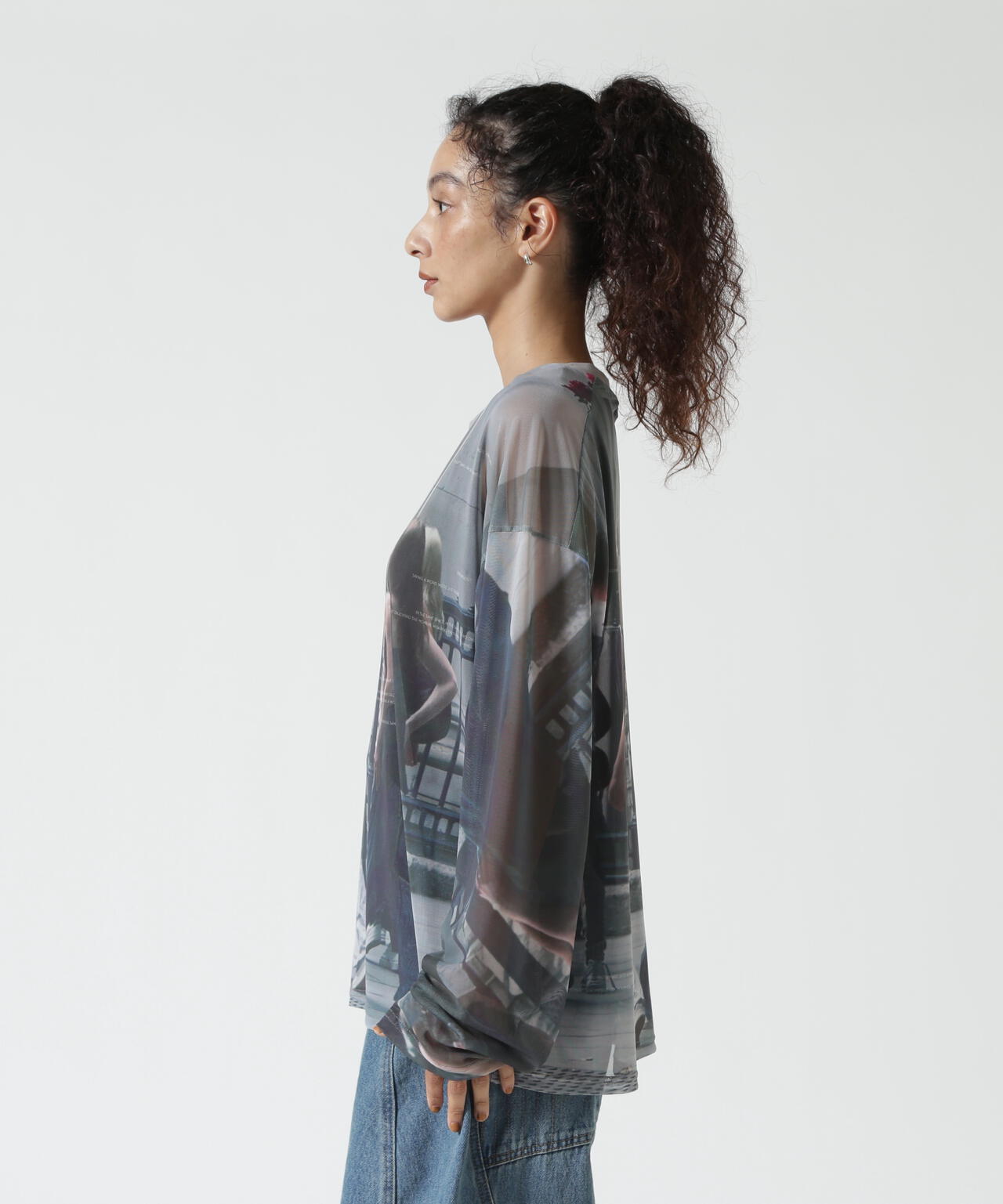 Knuth Marf（クヌースマーフ）school sheer long-sleeve tee(unisex)/girls