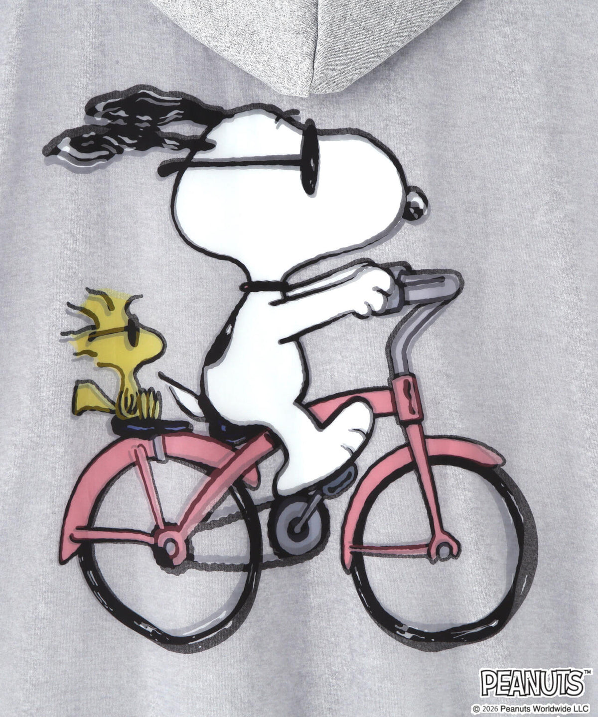 TRIPPY ART（トリッピーアート）BICYCLE SNOOPY 3D ZIP SWEAT PK