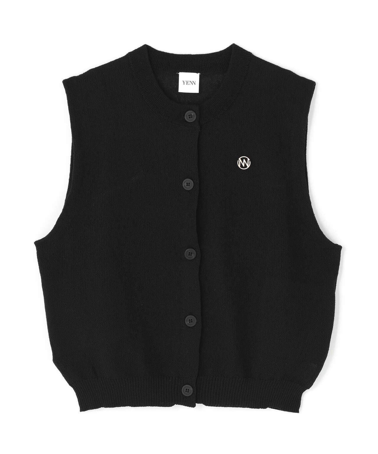 YENN（イエン）linen sheer vest
