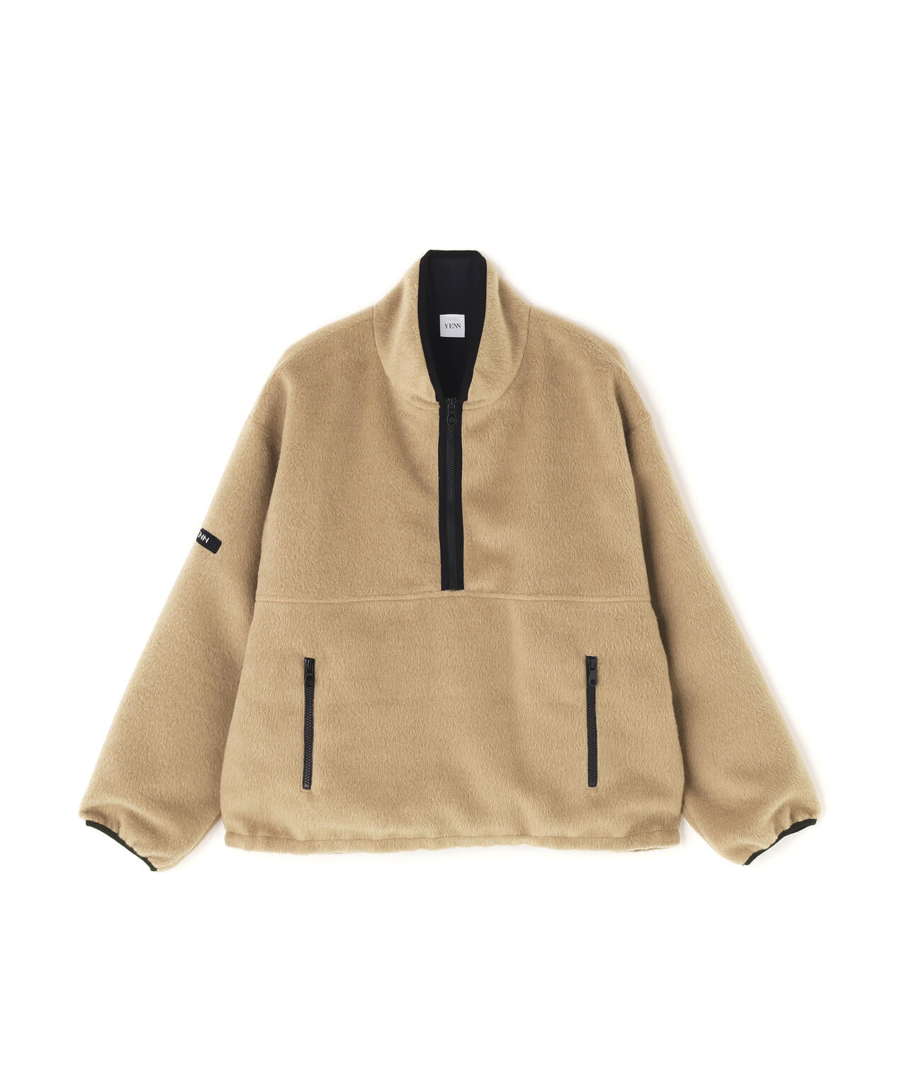 YENN（イエン）SHAGGY HALF ZIP JK