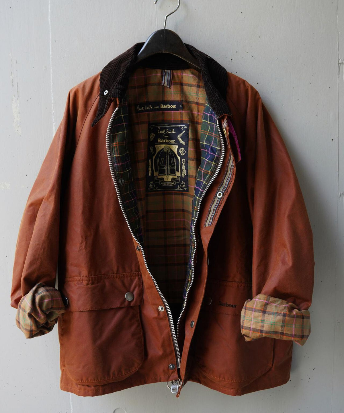 BARBOUR (バブアー) 《Barbour × Paul Smith》TRANSPORT Key ワックス ショート ジャケット