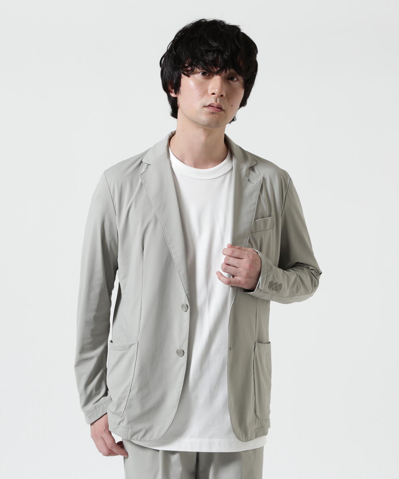 PIUORO（ピウオロ） NYLON TRICOT JACKET / ナイロントリコット ジャケット