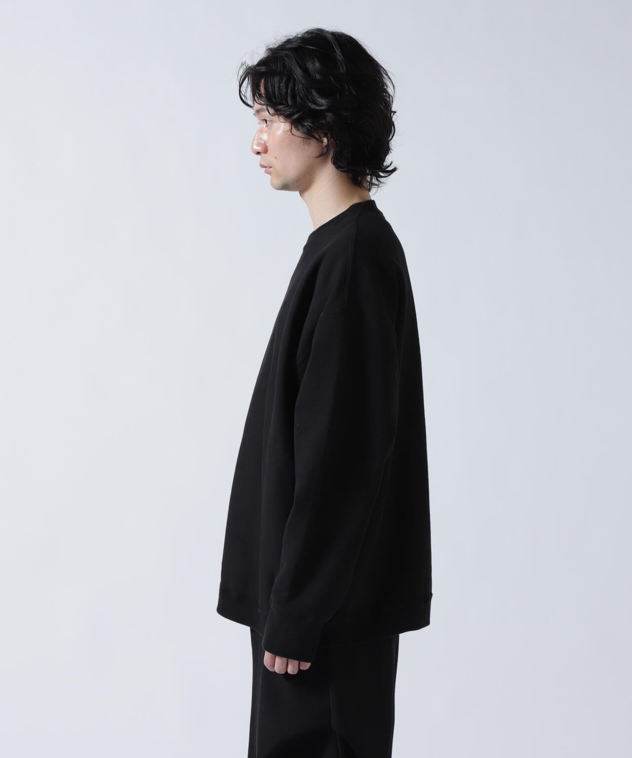 ATON（エイトン）GARMENT DYED URAKE | OVERSIZED PULLOVER