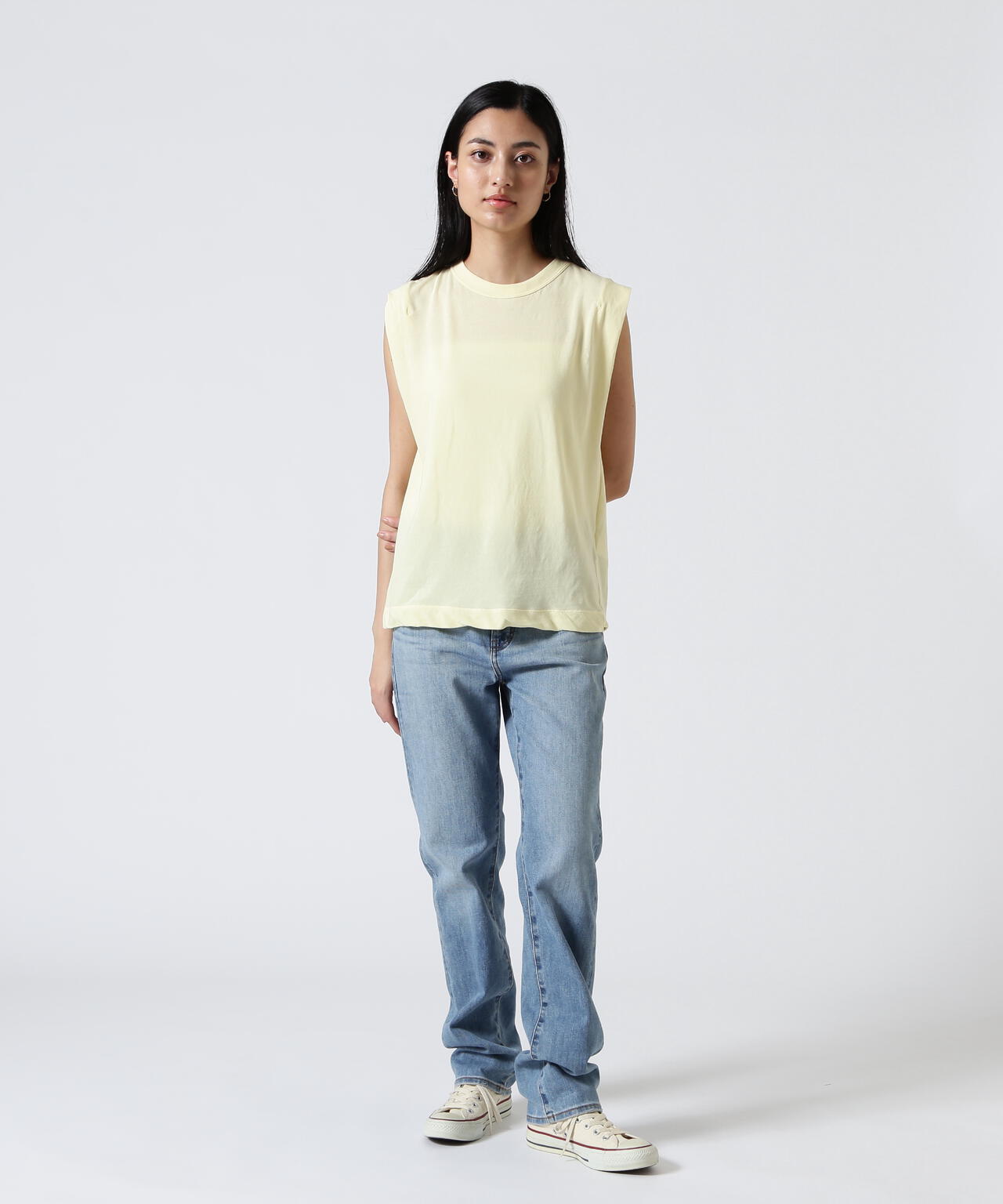 ATON (エイトン) FRESCA SINGLE JERSEY /TANK TOP