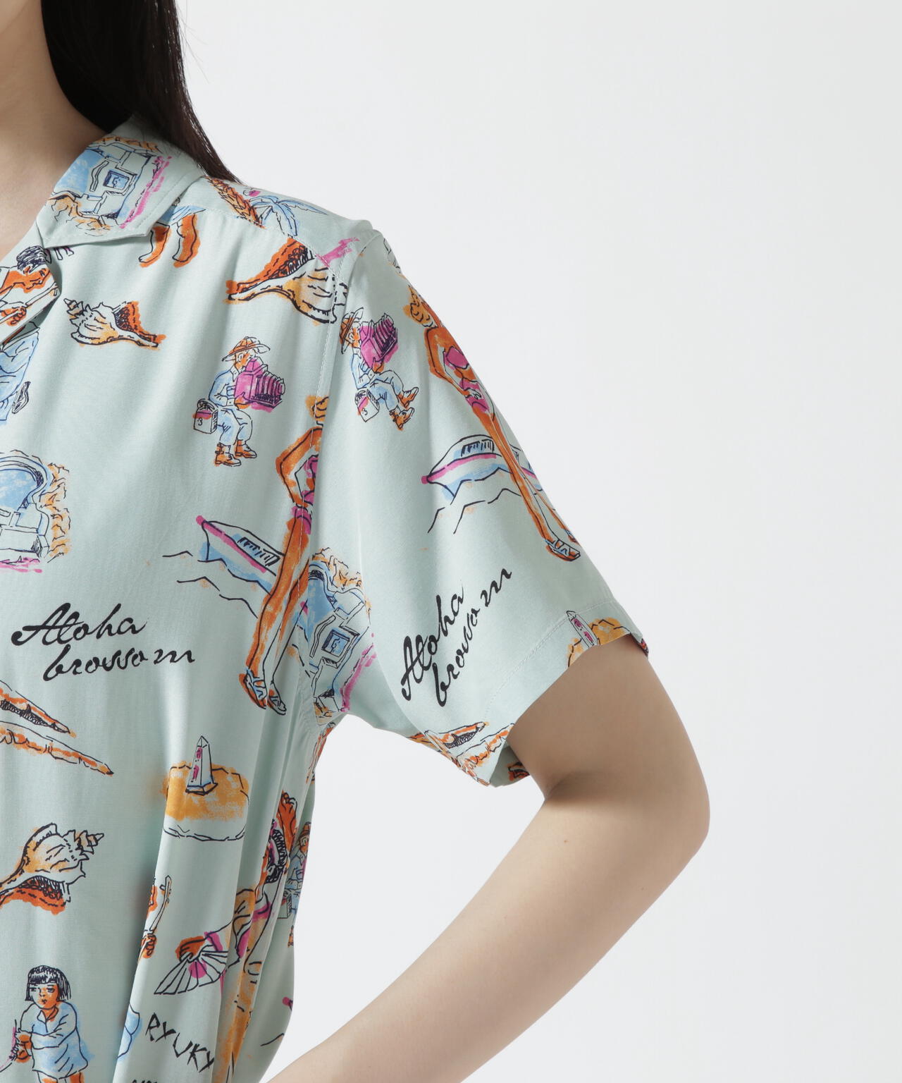 Aloha Blossom/アロハ ブロッサム/RYUKYU SOUVENIR DRESS MINT