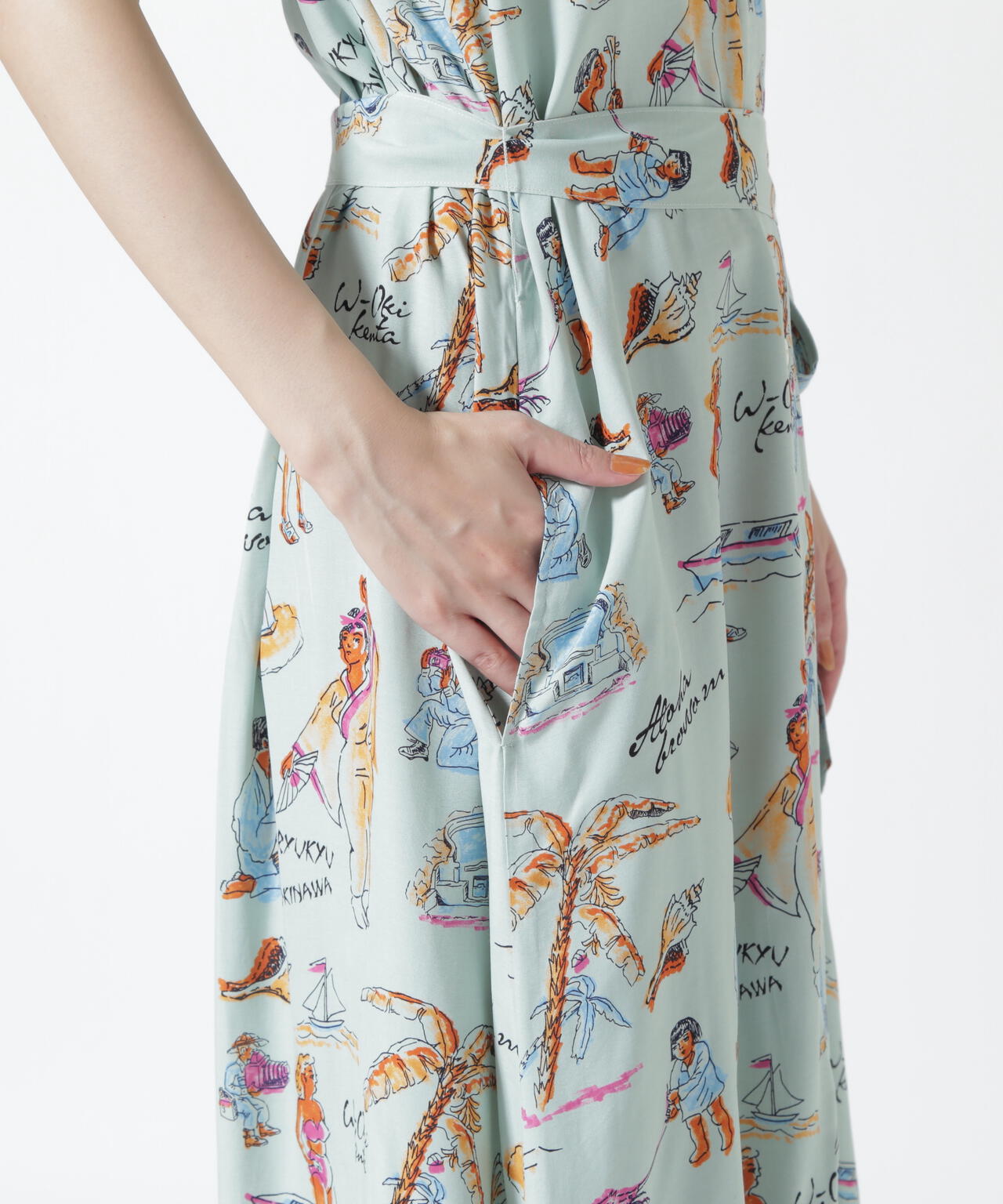 Aloha Blossom/アロハ ブロッサム/RYUKYU SOUVENIR DRESS MINT