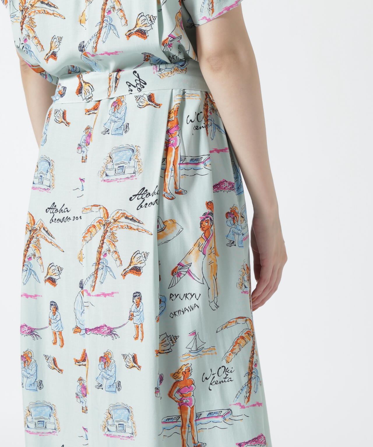 Aloha Blossom/アロハ ブロッサム/RYUKYU SOUVENIR DRESS MINT
