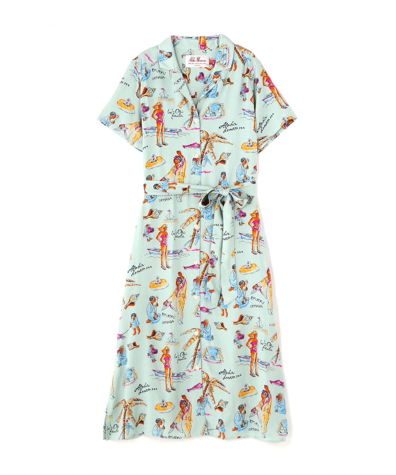 Aloha Blossom/アロハ ブロッサム/RYUKYU SOUVENIR DRESS MINT