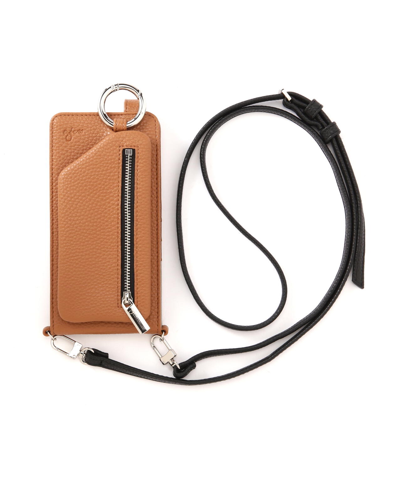 ajew/エジュー/【ひも付き マルチ対応 Mサイズ】zipphone case shoulder