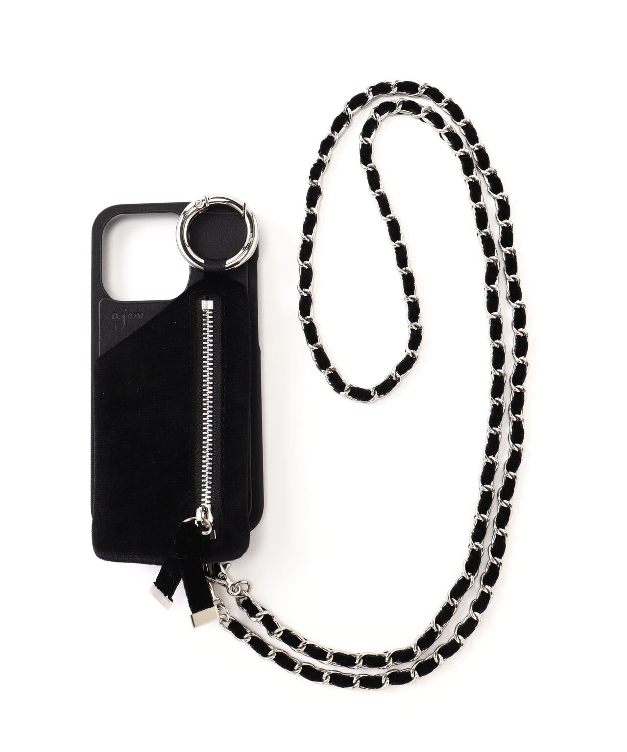 ajew/エジュー/SATIN DRESS CASE SHOULDER iPhone14Pro