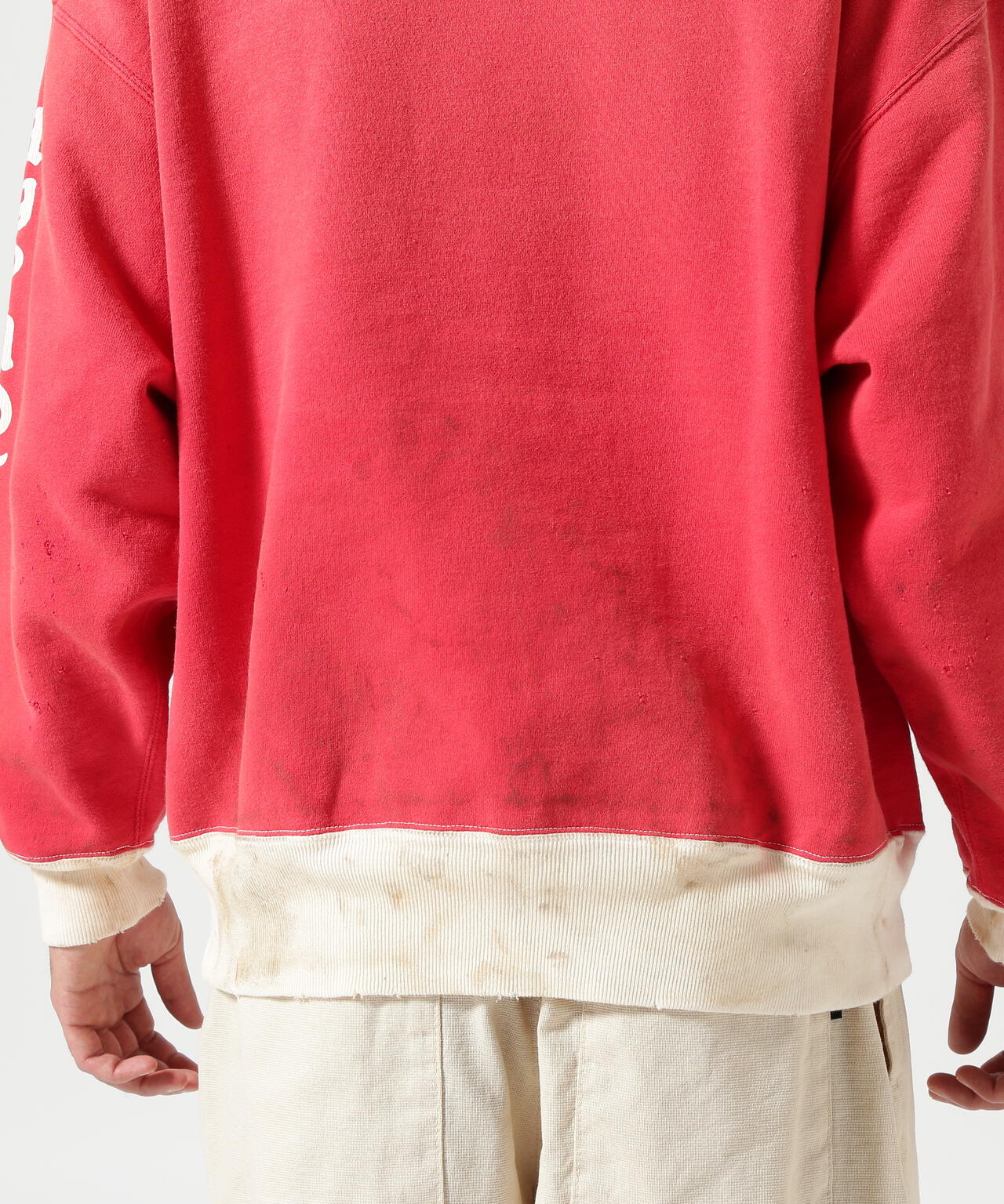 SAINT MICHAEL/セントマイケル/CREW SWEAT/SOFT LOVE/RED